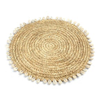 Das Raffia Shell Tischset - Natürlich