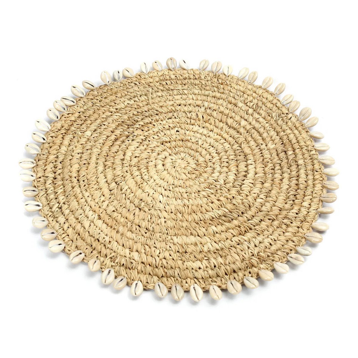 Das Raffia Shell Tischset - Natürlich