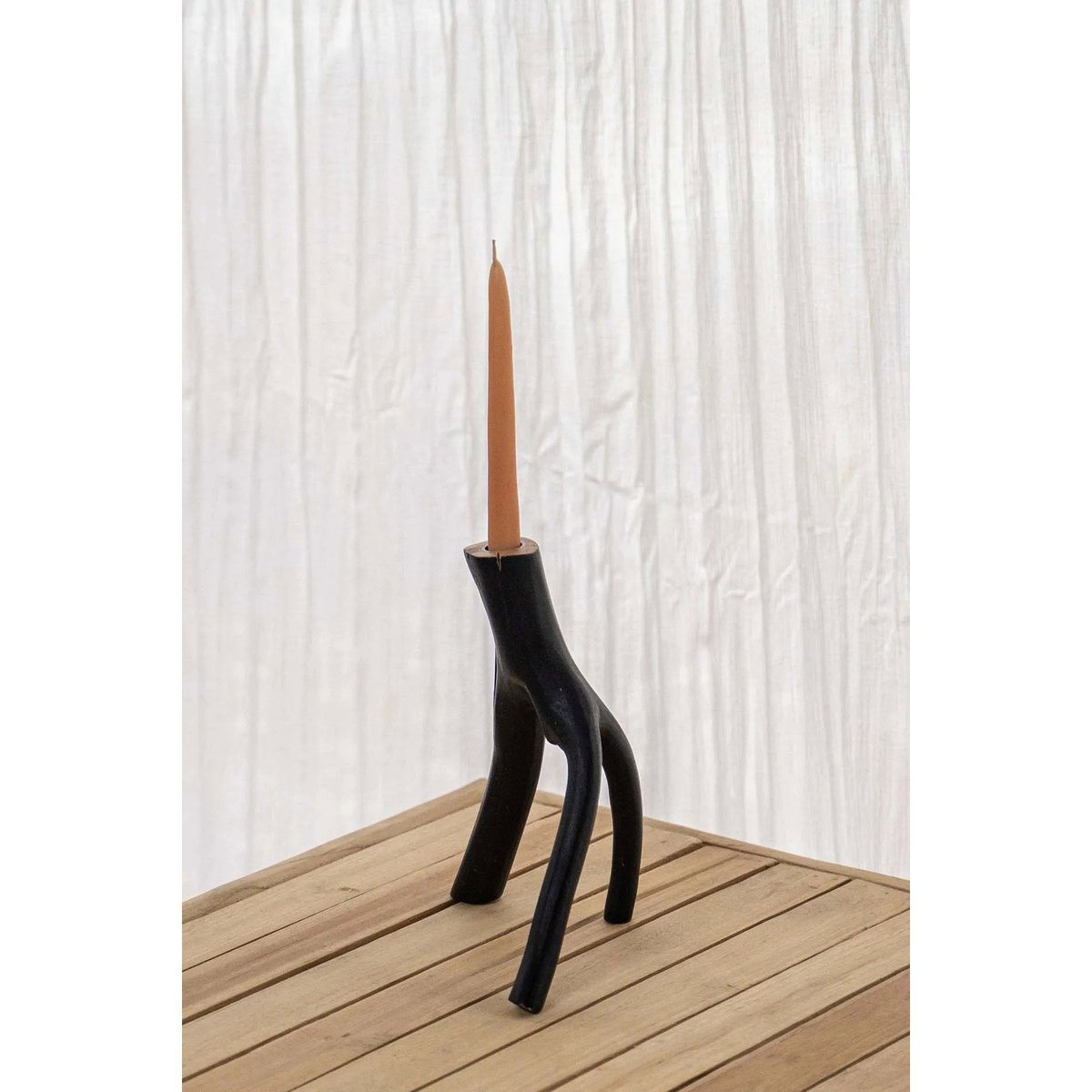 Der Triple Twig Kerzenhalter - Schwarz