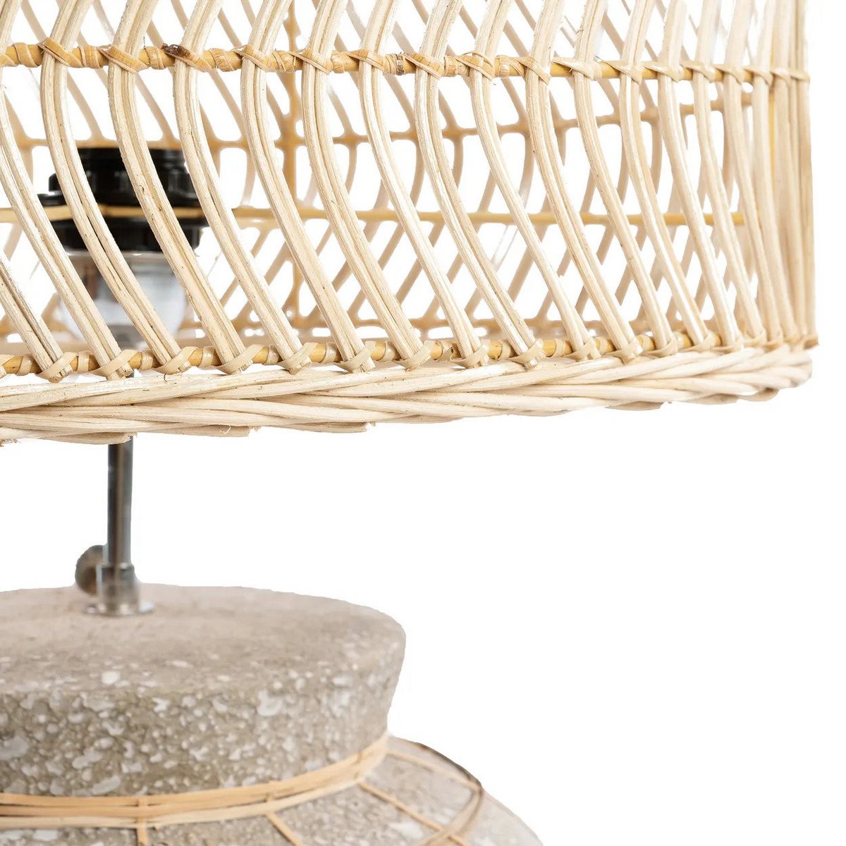 Die Kythira Tischlampe – Naturbeton