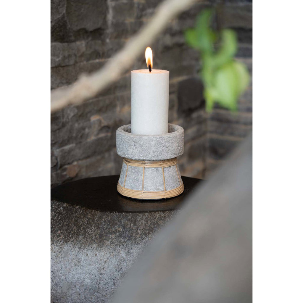 Der Serene Kerzenhalter – Beton Natur – S