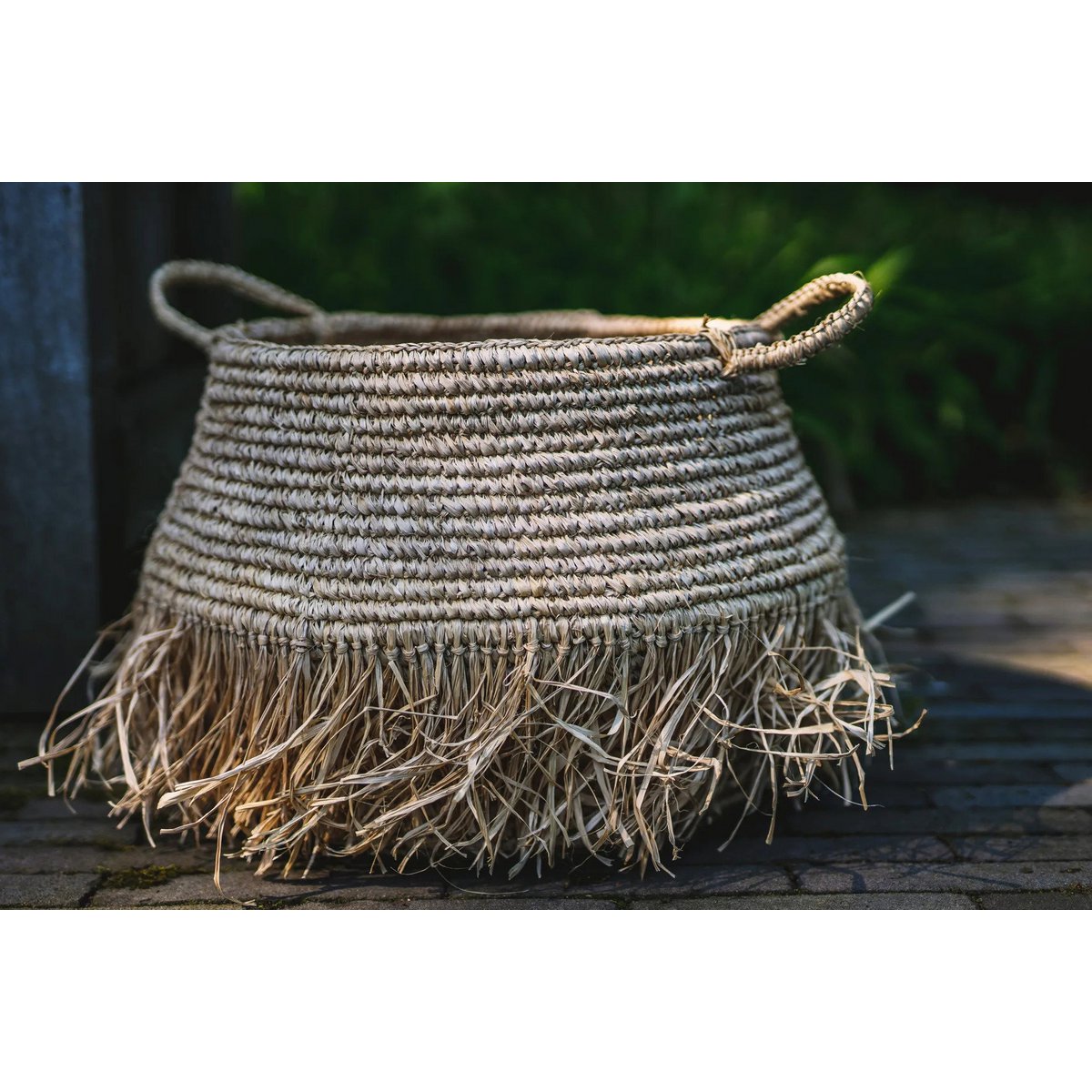 Die Raffia Deluxe -Körbe - natürlich - groß