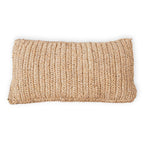 Raffia Dekokissen 50x30 cm mit Füllung Dekokissen Sofakissen DALUNG