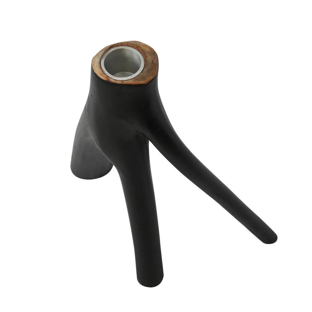 Der Triple Twig Kerzenhalter - Schwarz