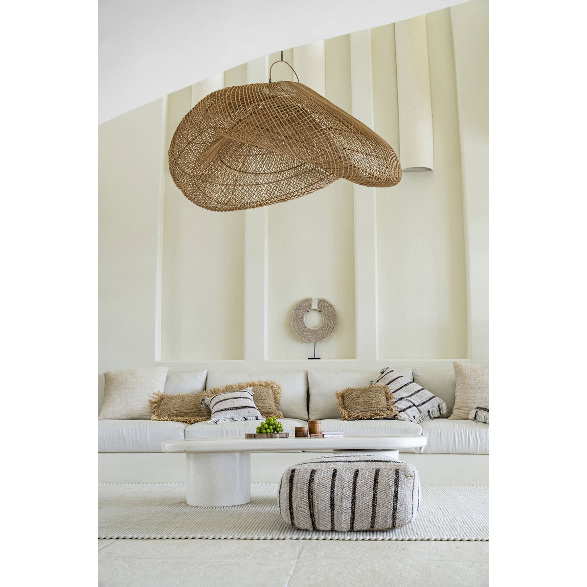 Der Oh My Gee Pouffe – Bohemian White