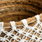 Der gekreuzte Macrame -Korb - s