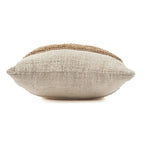 Der Raffia-Stempel-Kissenbezug – Natur