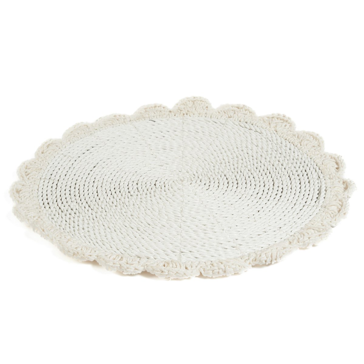 Das Makramee-Tischset „Hochzeit“ – Natur