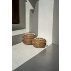 Der koloniale Peek-a-Boo-Korb – Naturbraun – M