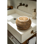 Der koloniale Peek-a-Boo-Korb – Naturbraun – M