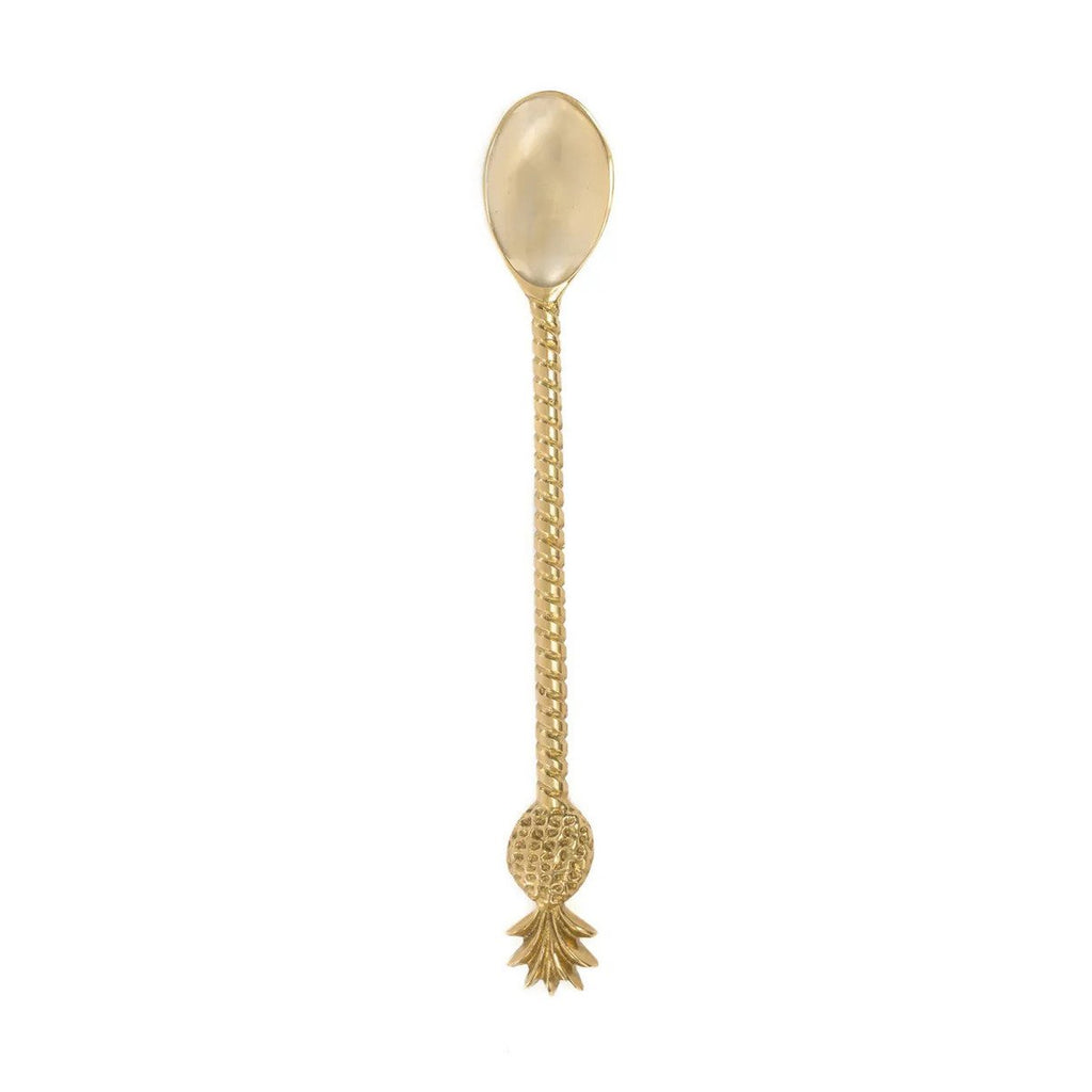 Der lange Ananaslöffel – Gold