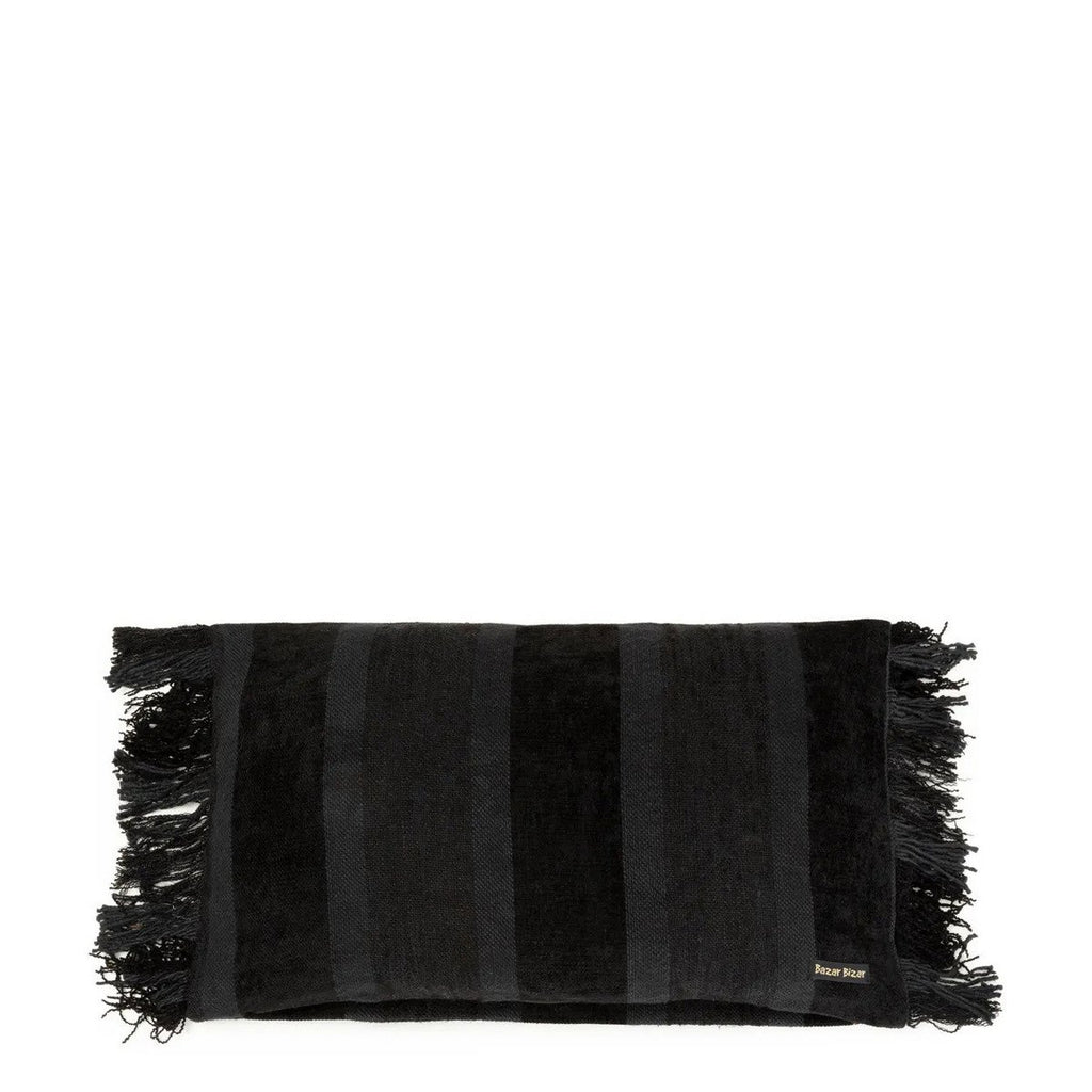 Der Oh My Gee Kissenbezug – schwarzer Samt – 30 x 50