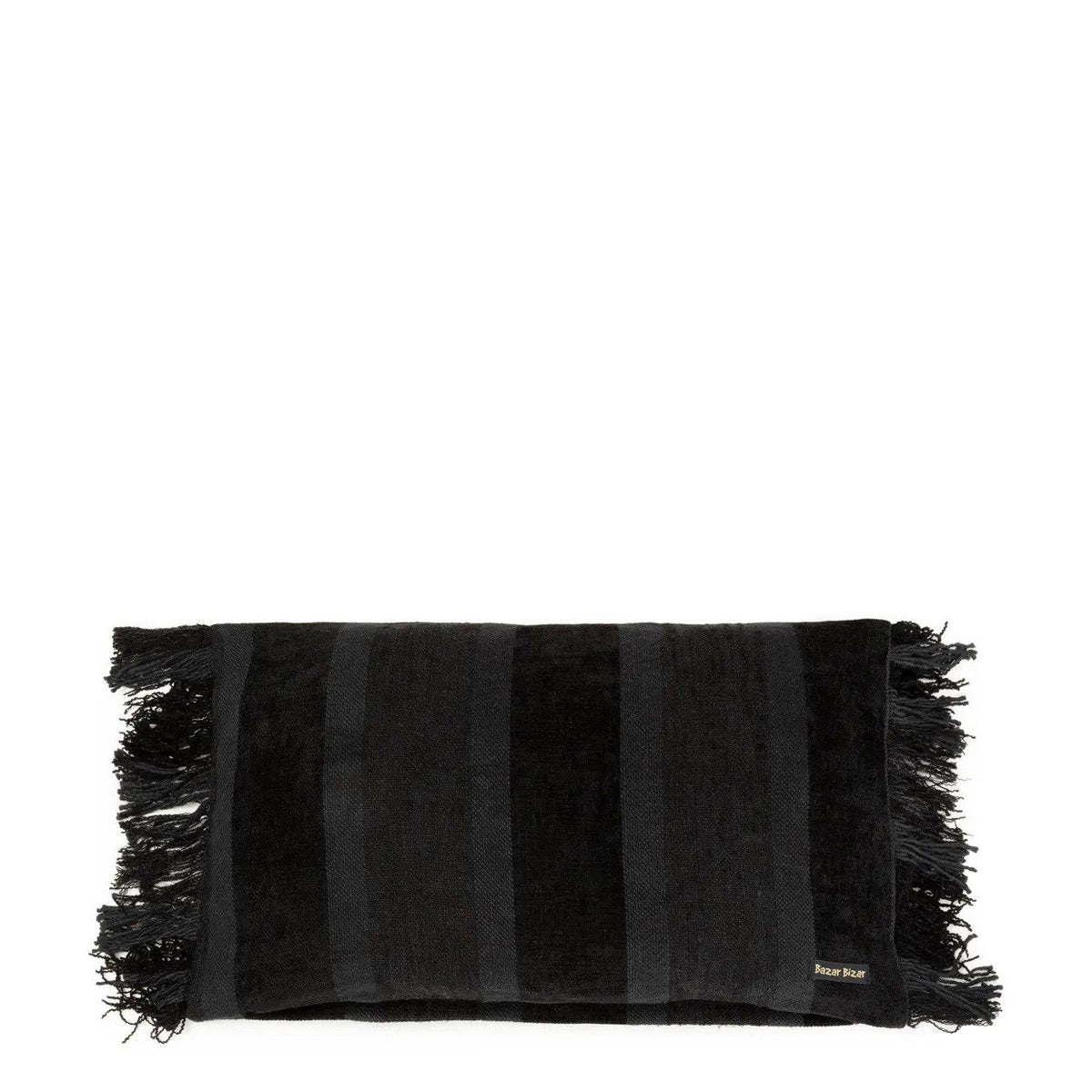 Der Oh My Gee Kissenbezug – schwarzer Samt – 30 x 50