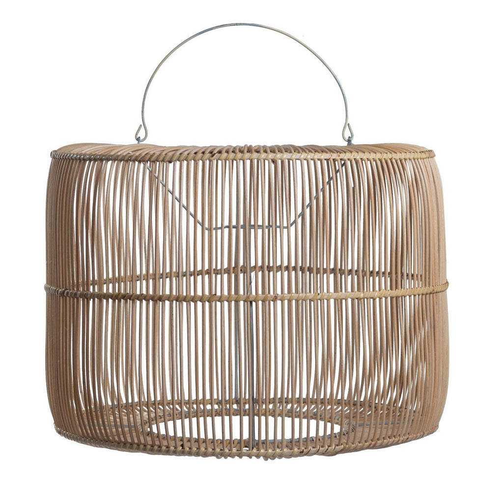Rattanlampe | Boho Lampenschirm | Pendelleuchte LIKU