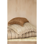 Der Oh My Gee Kissenbezug – Beige Schwarz – 35x100