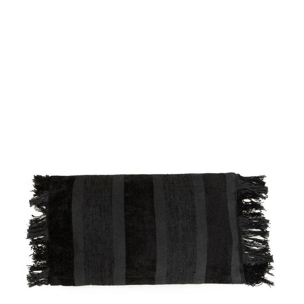 Der Oh My Gee Kissenbezug – schwarzer Samt – 30 x 50