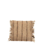 Der Oh My Gee Kissenbezug – Beige Schwarz – 40x40