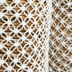 Der gekreuzte Macrame -Korb - s