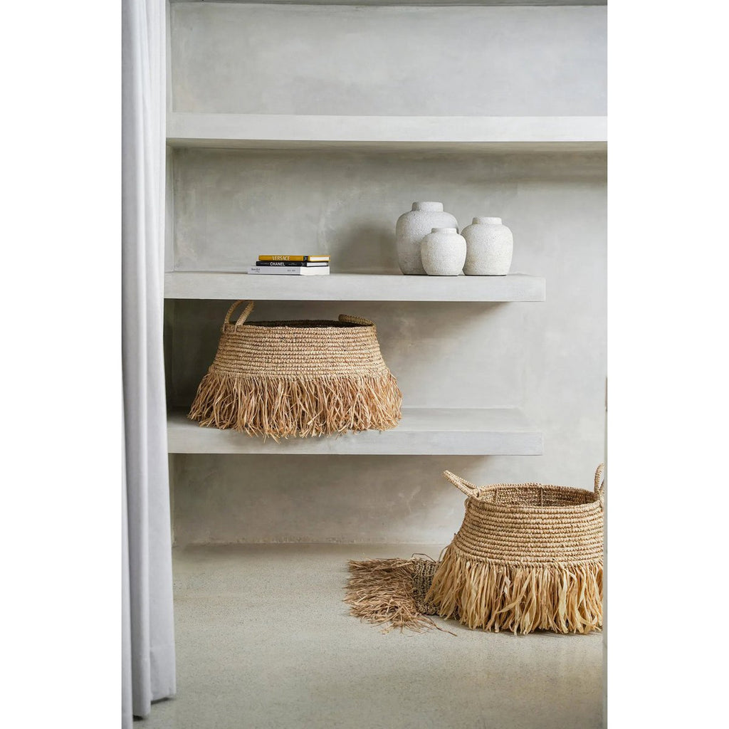 Die Raffia Deluxe -Körbe - natürlich - Medium