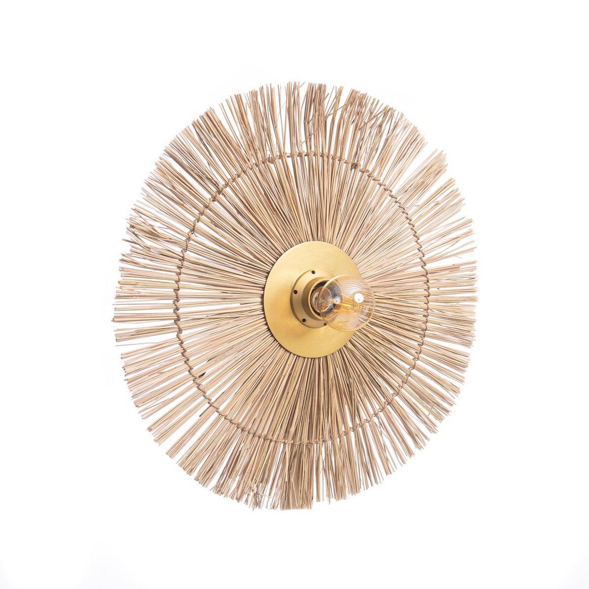 Die Beausoleil -Wandlampe - Natural Gold - M.
