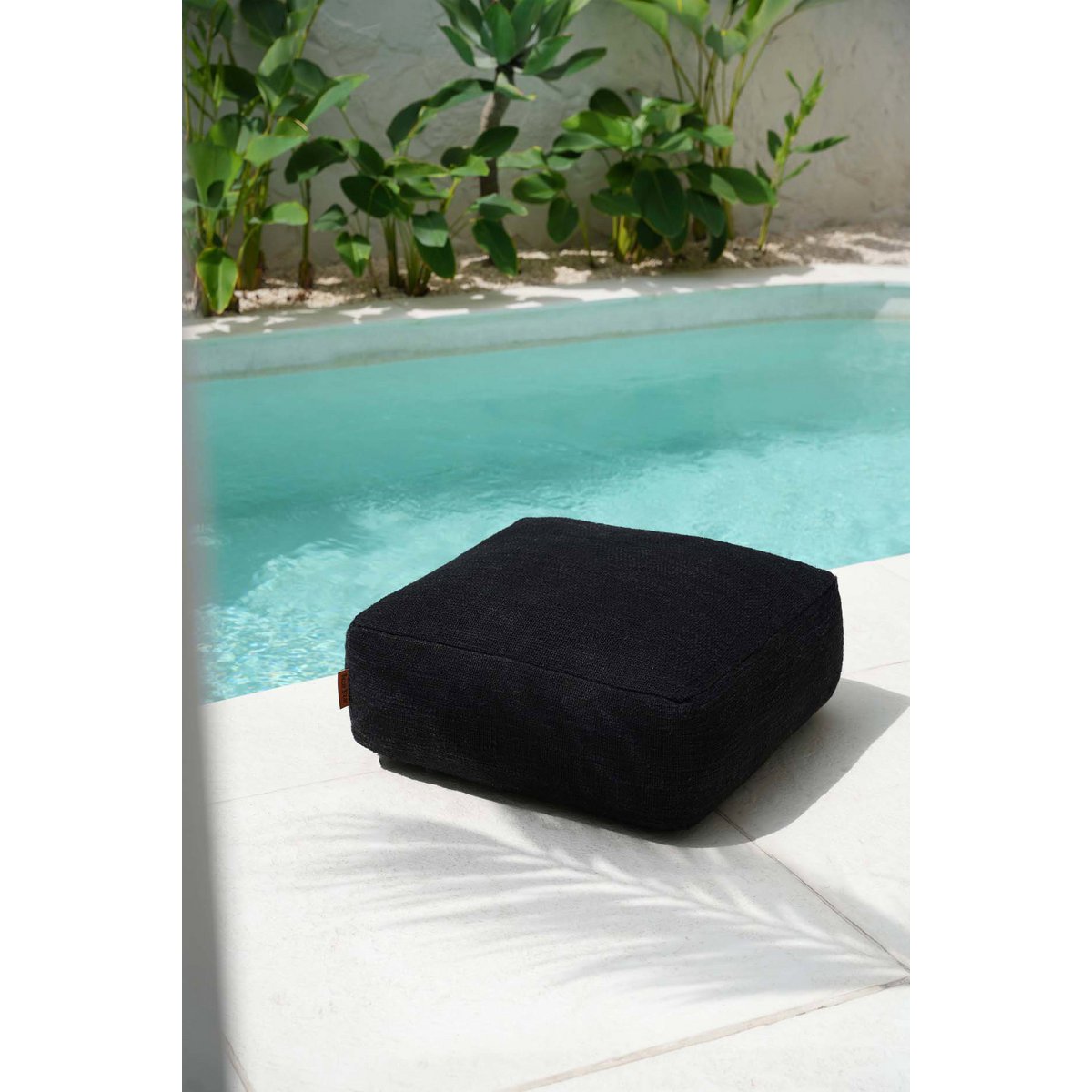 Der bequeme Sitzhocker – Schwarz