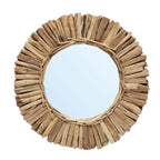 The Driftwood Crown Spiegel - Natur - M