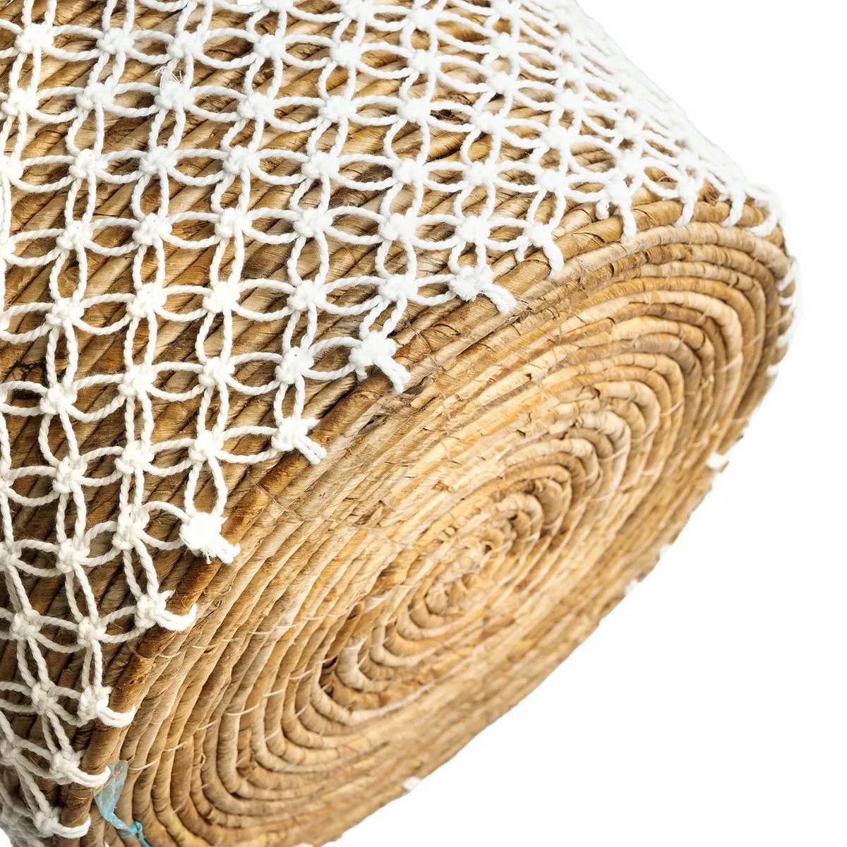 Der gekreuzte Macrame -Korb - m