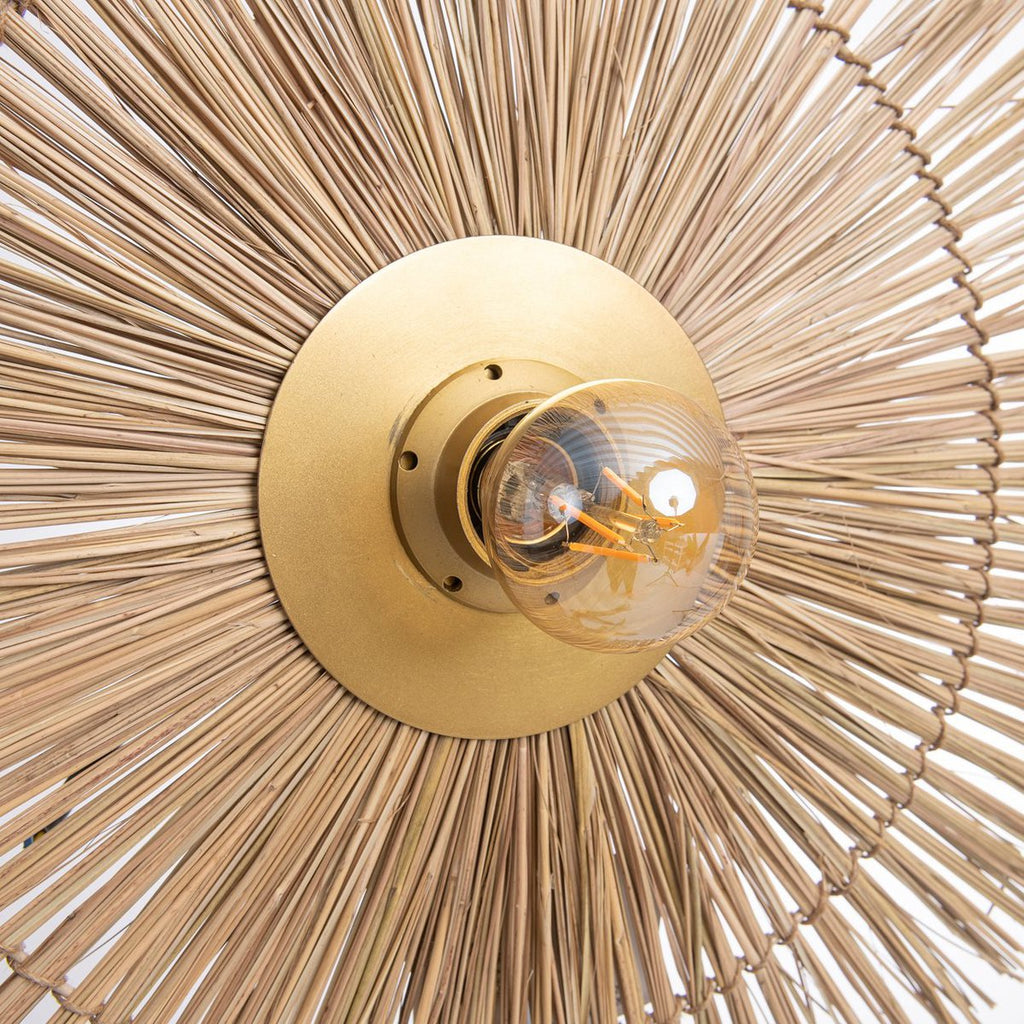 Die Beausoleil -Wandlampe - Natural Gold - M.
