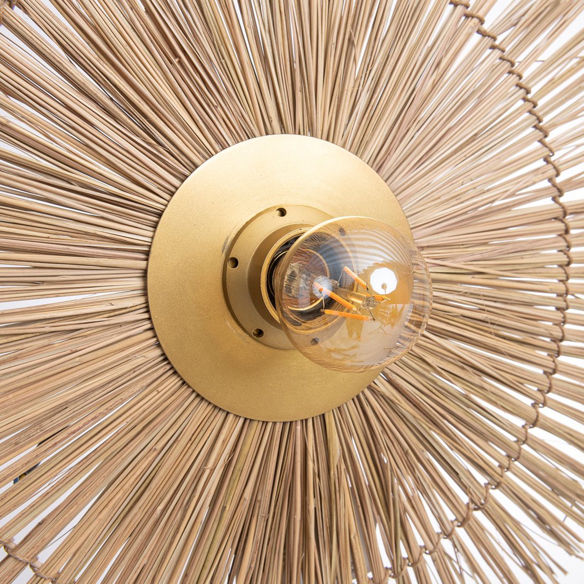 Die Beausoleil -Wandlampe - Natural Gold - M.
