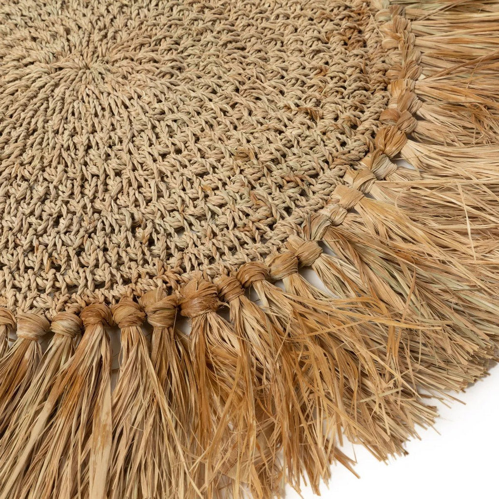 Das gehäkelte Bast-Tischset - Natur
