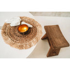 Das Wasserhyazinthen-Raffia-Tischset – Natur