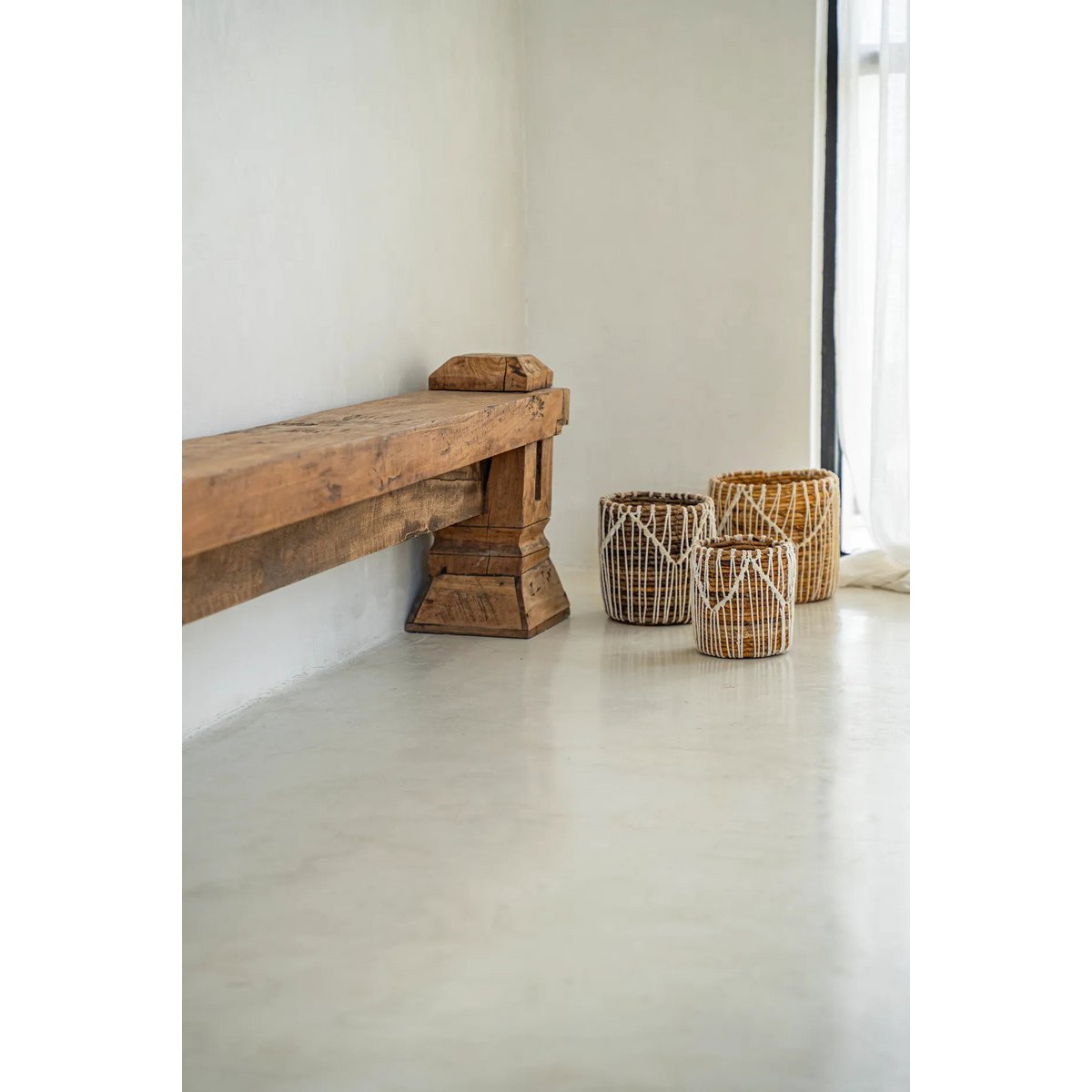 The Macra-mazing Basket - Natural White - M