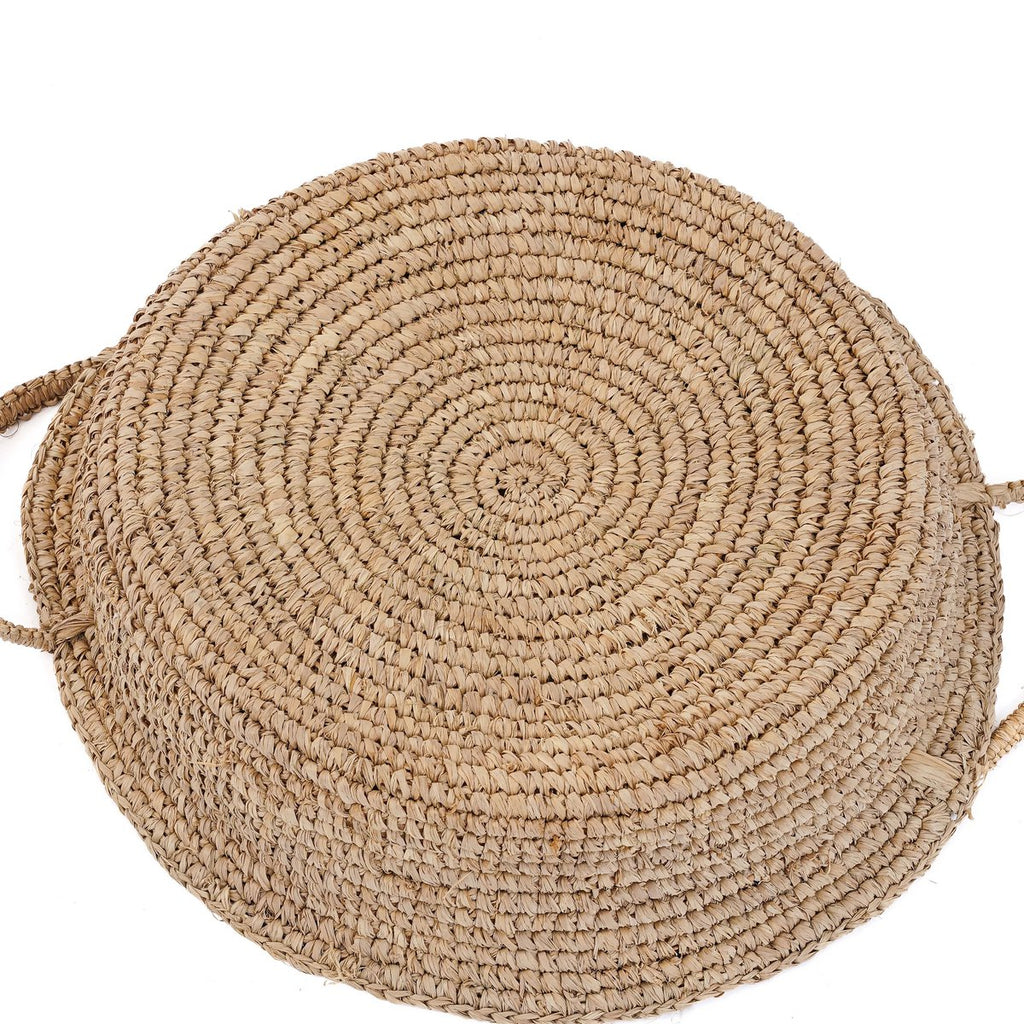 Die Raffia-Korbtabletts – Natur – L