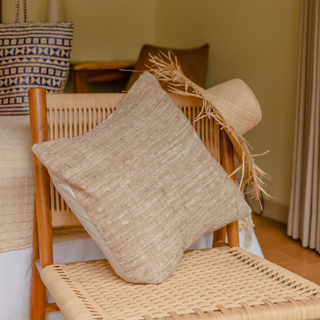Handgewebte Kissenbezug Langit 50x50 cm | Dekorative Kissen | Sofa -Kissen aus Baumwolle