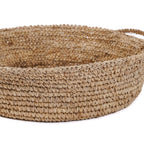 Die Raffia-Korbtabletts – Natur – L