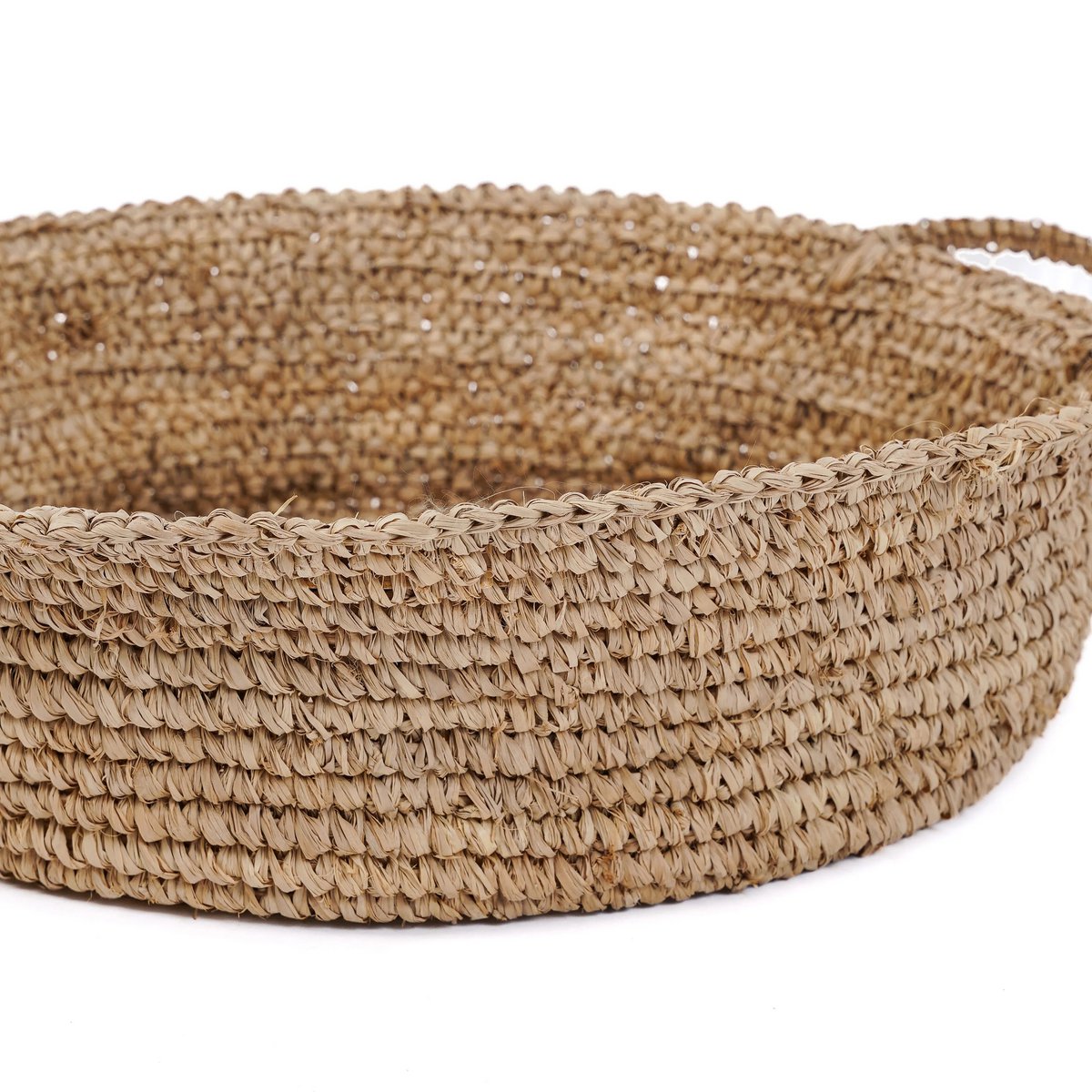 Die Raffia-Korbtabletts – Natur – L
