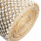 Der gekreuzte Macrame -Korb - l
