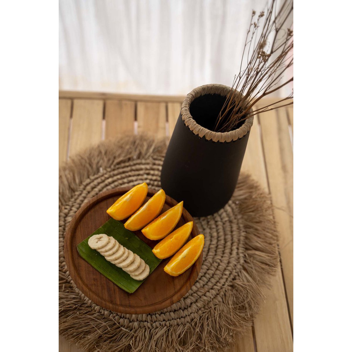 Das Seegras Raffia Tischset – Natur