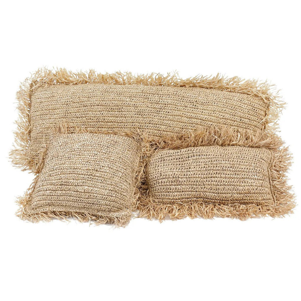Der Bast-Kissenbezug rechteckig – Natur – 35 x 100