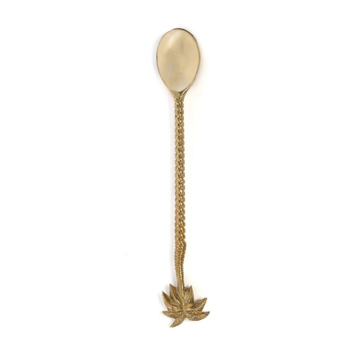 Der lange Löffel „Palme“ – Gold