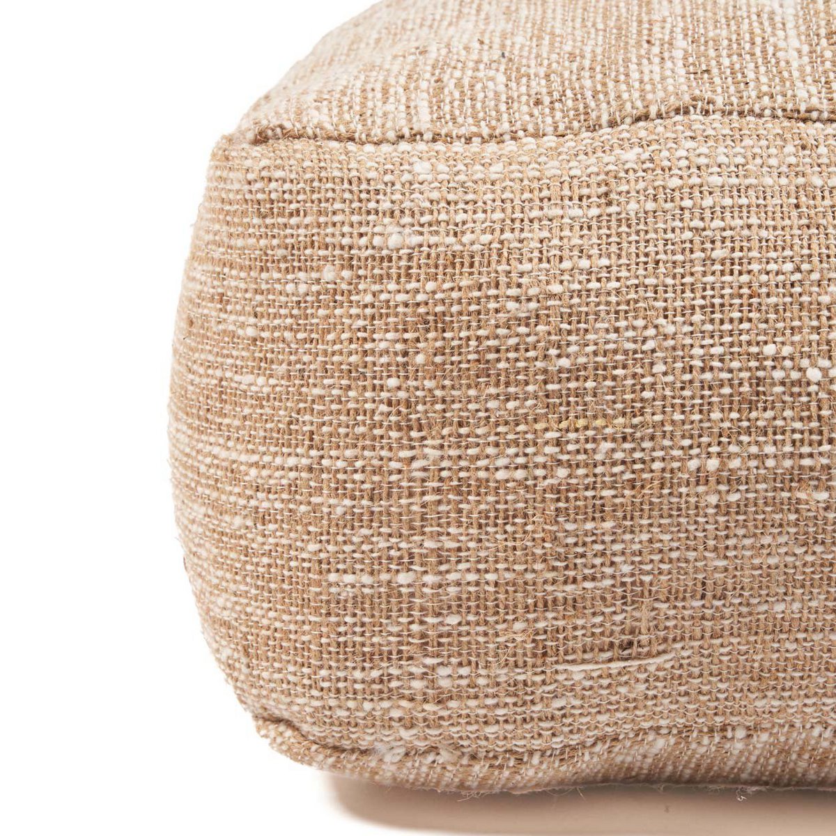 Der bequeme Sitzhocker – Beige