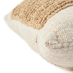 Der Raffia-Stempel-Kissenbezug – Natur
