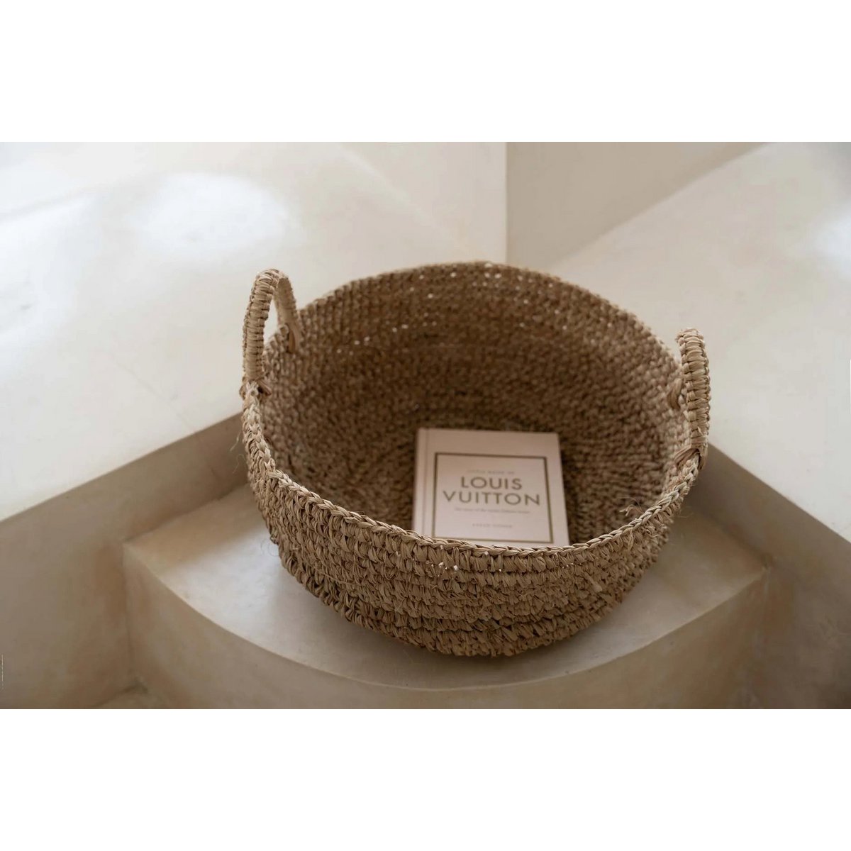 Die Raffia-Korbtabletts – Natur – L